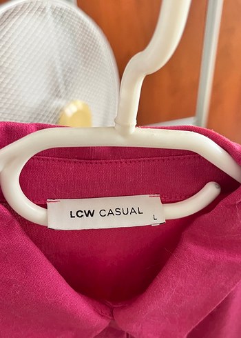 Pembe Keten Uzun Boy Elbise - Görsel 4