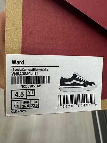 36 Beden Orjinal vans
