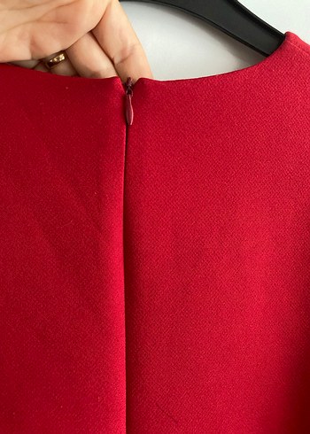 Gusto marka Kırmızı Midi elbise - Görsel 4