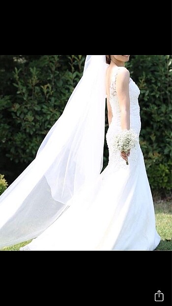 Özel dikim balık model gelinlik - Görsel 3