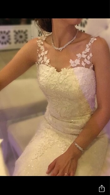 Özel dikim balık model gelinlik - Görsel 5