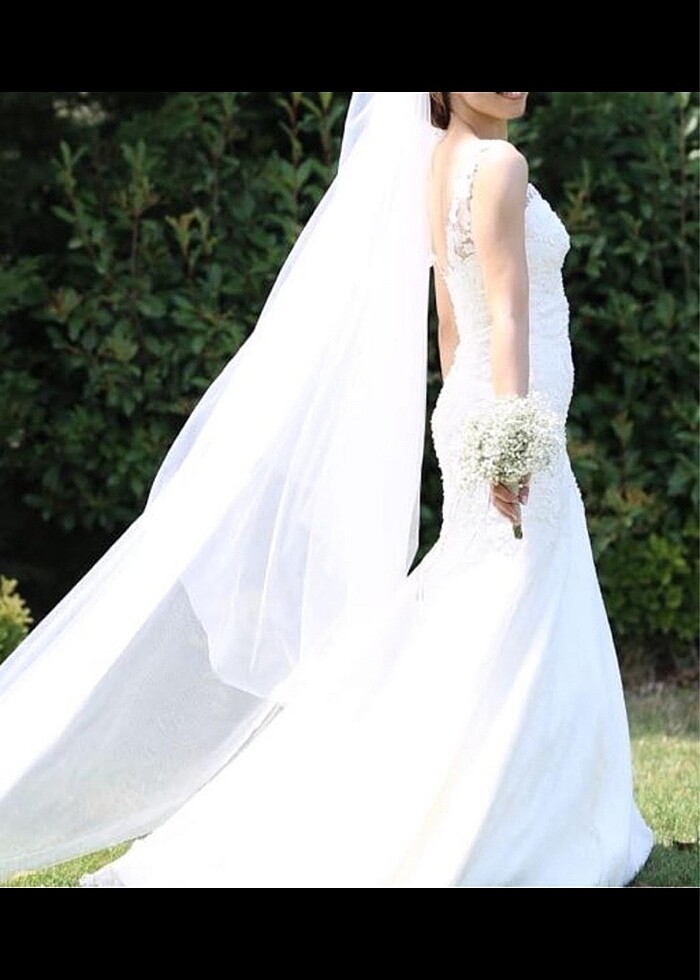 Özel dikim balık model gelinlik - Görsel 3