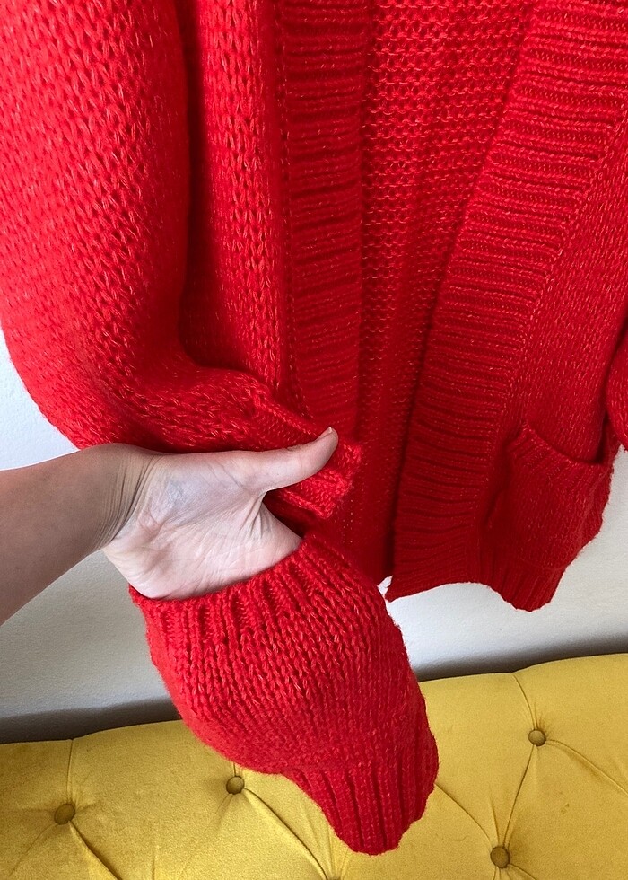 Oversize hırka - Görsel 2