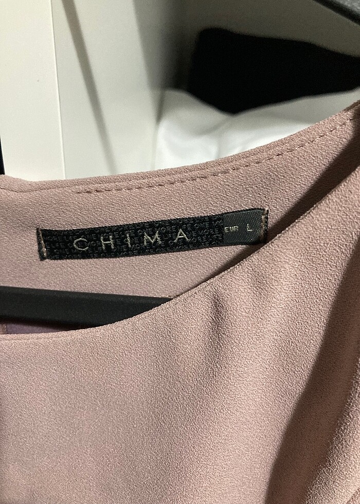 Klasik lila elbise - Görsel 4