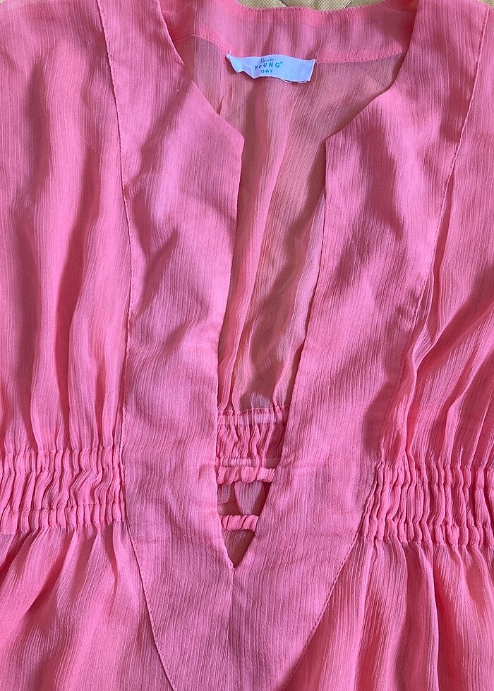 Penti kaftan turuncu renk - Görsel 4