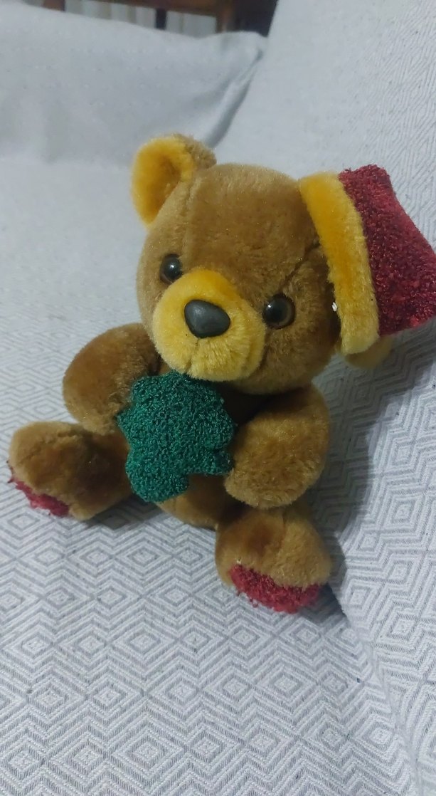 Renkli Detaylı Kahverengi Peluş Ayıcık - Görsel 2