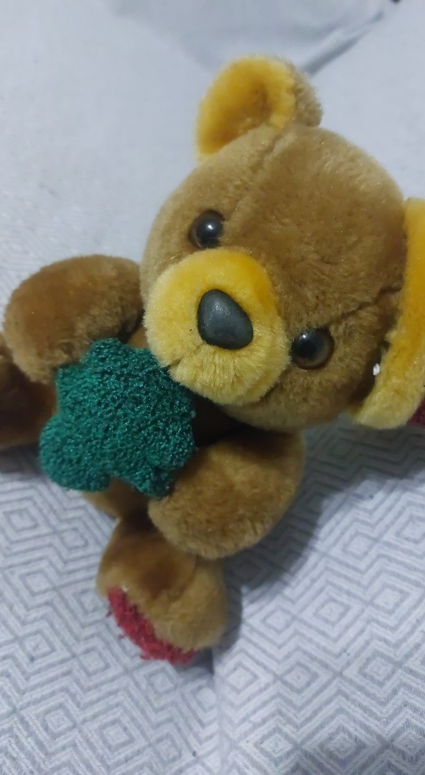 Renkli Detaylı Kahverengi Peluş Ayıcık - Görsel 3