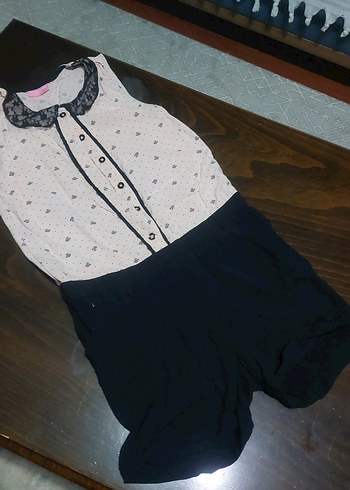 Düğmeli Pamuklu Mini Hamile Şortu - Görsel 5