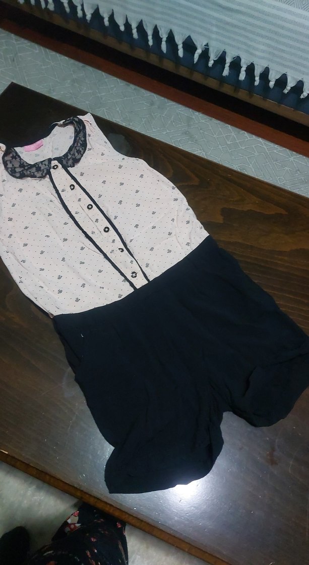 Düğmeli Pamuklu Mini Hamile Şortu - Görsel 5