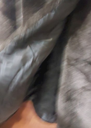 Kadın Kahverengi Suni Kürk Midi Ceket - Görsel 4