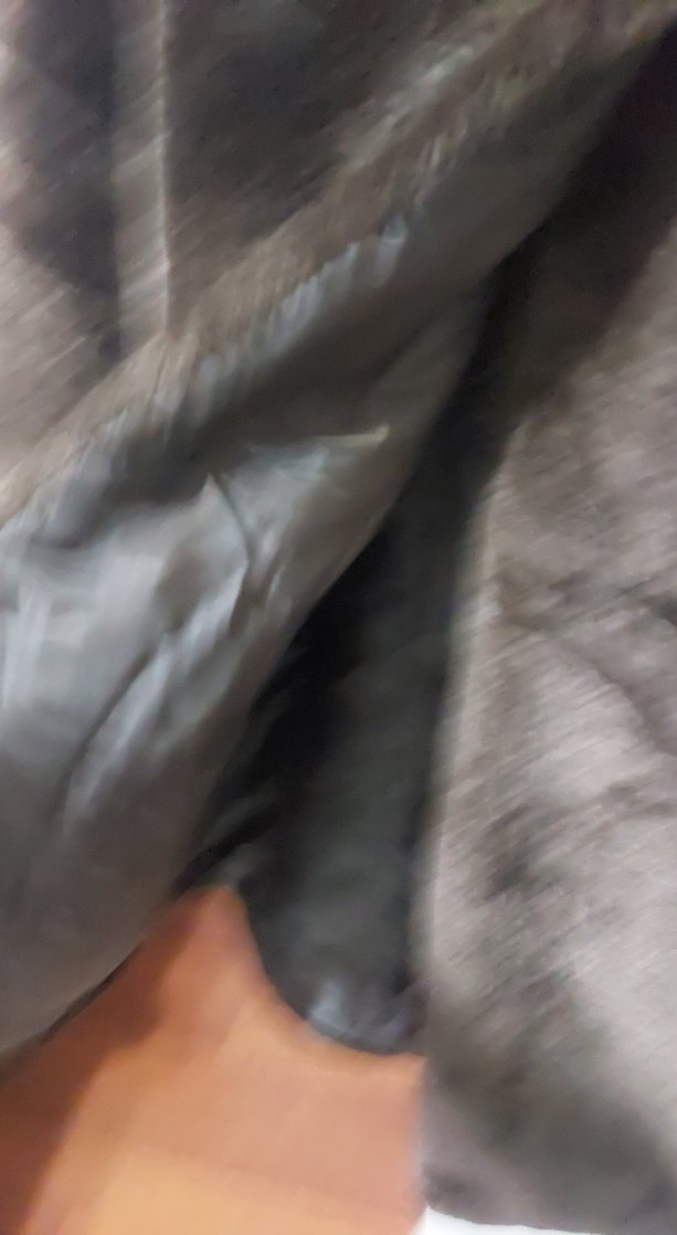 Kadın Kahverengi Suni Kürk Midi Ceket - Görsel 4