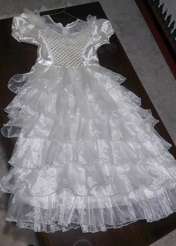 Vintage Beyaz Mini Düğün Elbisesi - Görsel 7