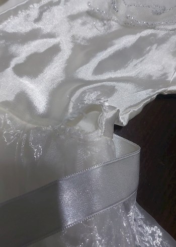 Vintage Beyaz Mini Düğün Elbisesi - Görsel 9