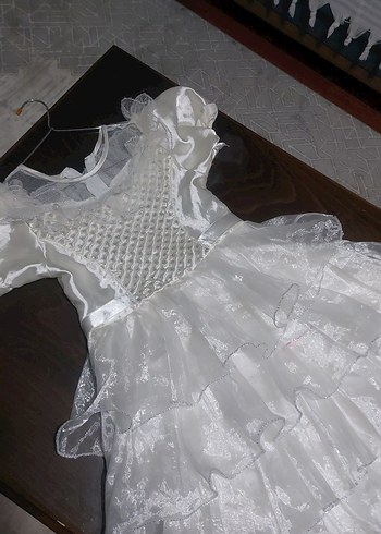 Vintage Beyaz Mini Düğün Elbisesi - Görsel 8