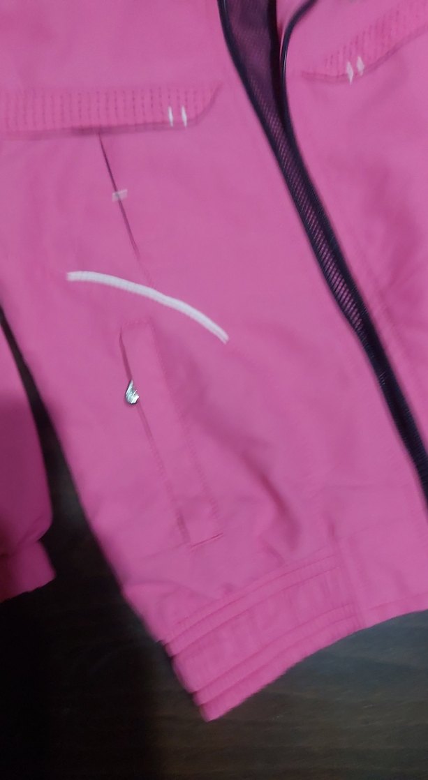 Kız Çocuk Pembe Fermuarlı Ceket - Görsel 3