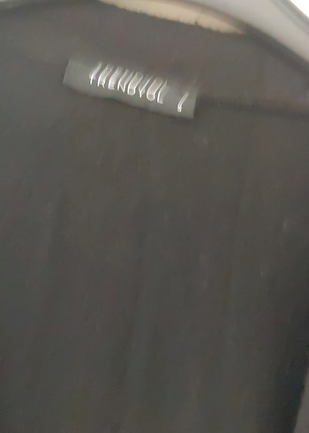 Düğmeli Siyah Midi Hırka - Görsel 4