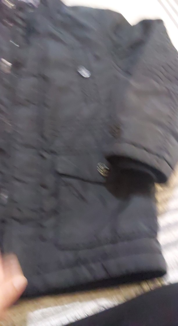 Düğmeli Erkek cocuk Gri Midi Mont - Görsel 4