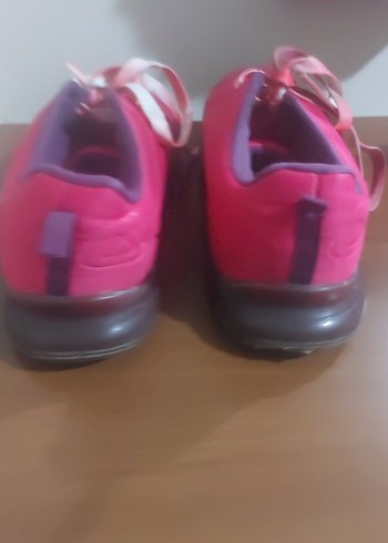 Pembe Elastik Bağcıklı Kadın Spor Ayakkabı - Görsel 3