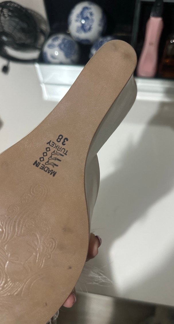 Beyaz Tüylü Yüksek Topuklu Kadın Terlik - Görsel 2