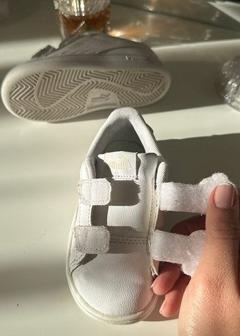 Puma 22 numara beyaz spor ayakkabı - Görsel 5