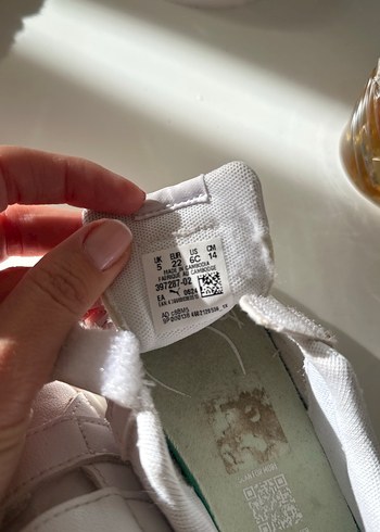 Puma 22 numara beyaz spor ayakkabı - Görsel 3