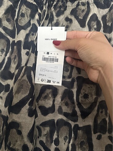s Beden Zara leopar pantolon