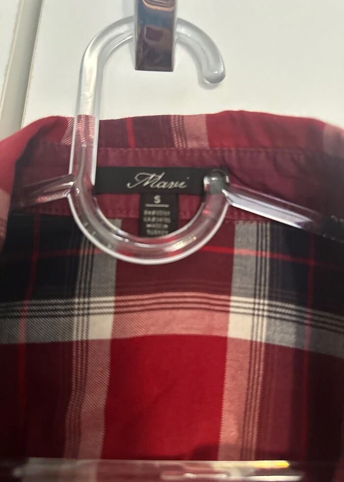 Mavi kareli oduncu gömlek - Görsel 2