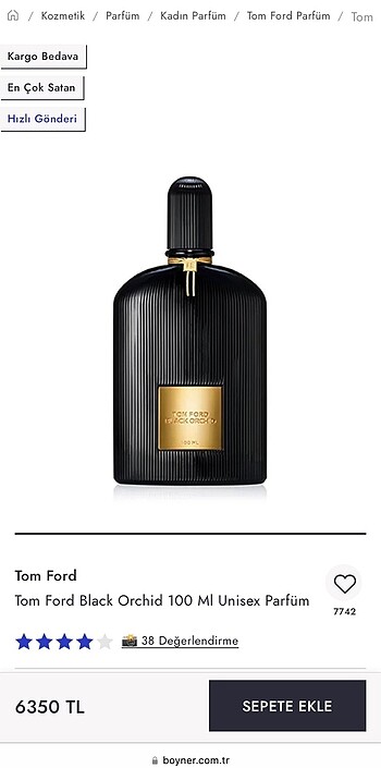 Tom ford parfüm