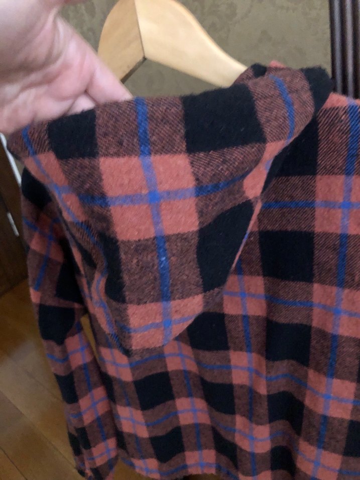 Kapüşonlu Oduncu Gömleği Kadın - Görsel 4