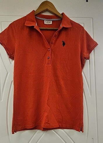 Yanık turuncu orjinal polo tişört