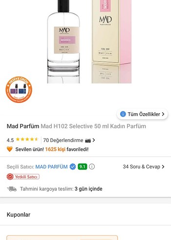 Beden Renk MD Kadın Parfümü 50 ml H102