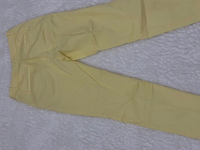 36 Beden sarı Renk Pantolon
