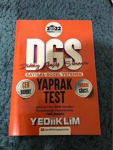 Yediiklim dgs soru bankası