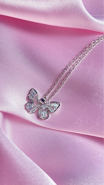 Butterfly Kolye Silver