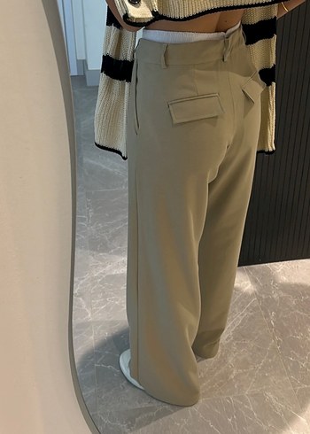 Vizon Kadın Midi Kumaş Pantolon - Görsel 5