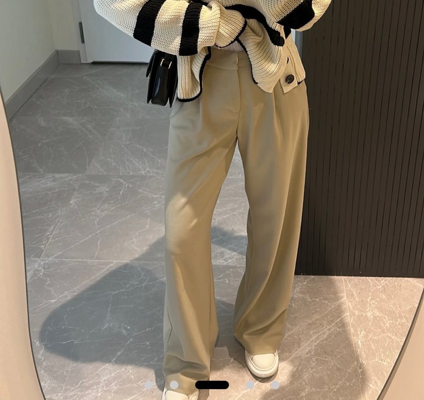 Vizon Kadın Midi Kumaş Pantolon - Görsel 3