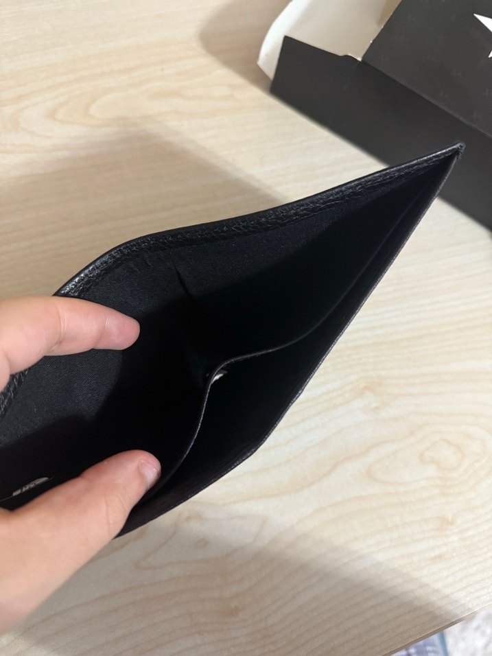 Siyah Deri Altınyıldız Erkek Cüzdan - Görsel 4