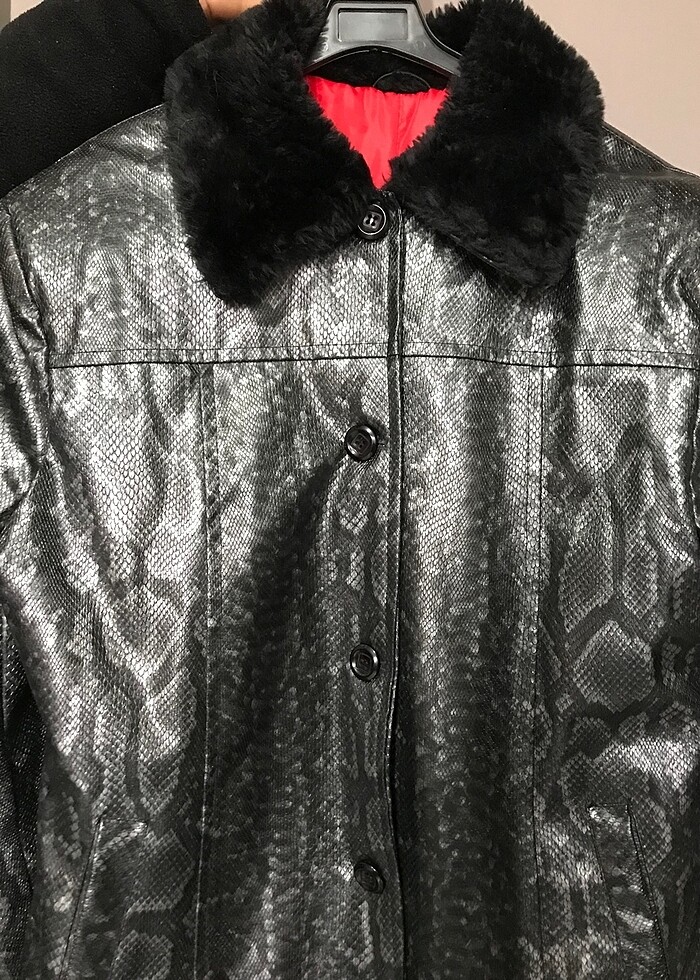 Suni Deri Uzun Mont - Görsel 2