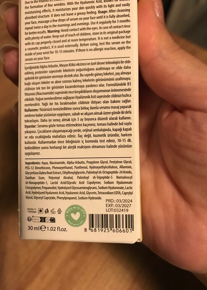 Sinoz leke serumu - Görsel 5