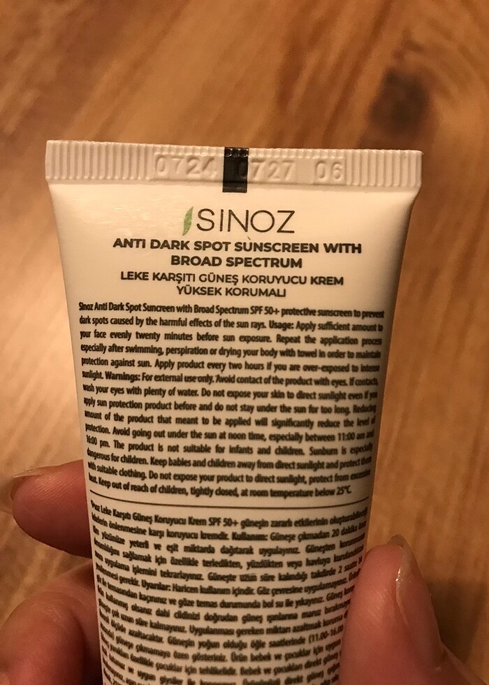 Sinoz Güneş Koruyucu - Görsel 4