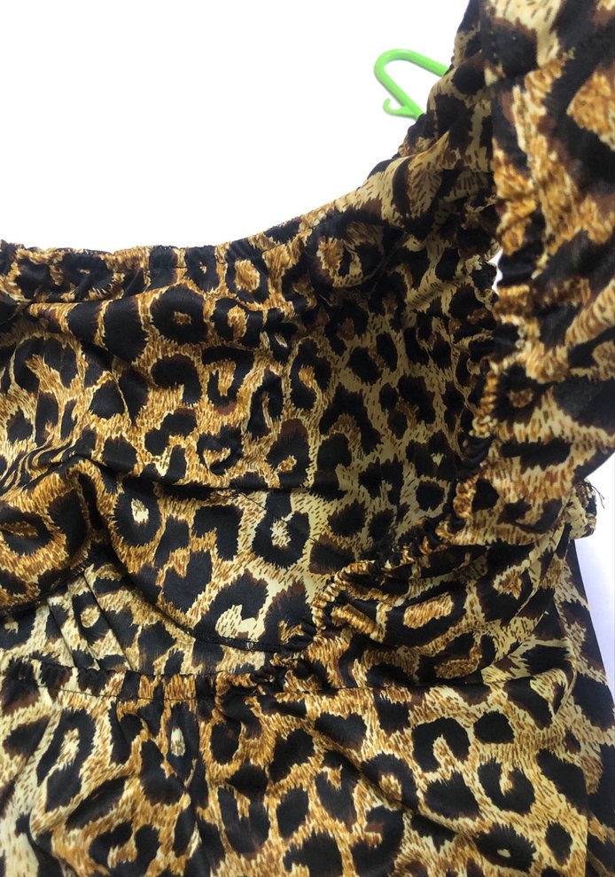 Leopar Desenli mayo ve şortu büyük beden - Görsel 5