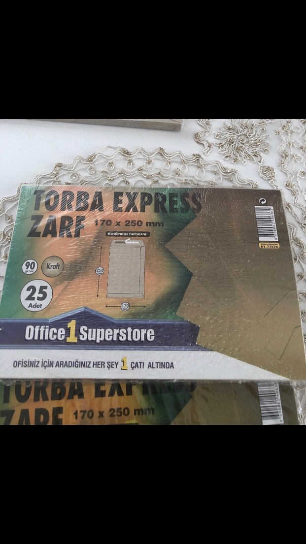 Torba Express Zarf 120x250 mm 25'li - Görsel 5