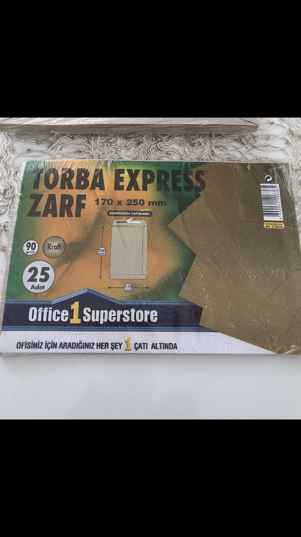 Torba Express Zarf 120x250 mm 25'li - Görsel 4
