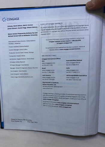 Calculus Metric Version 9. Baskı - Görsel 8