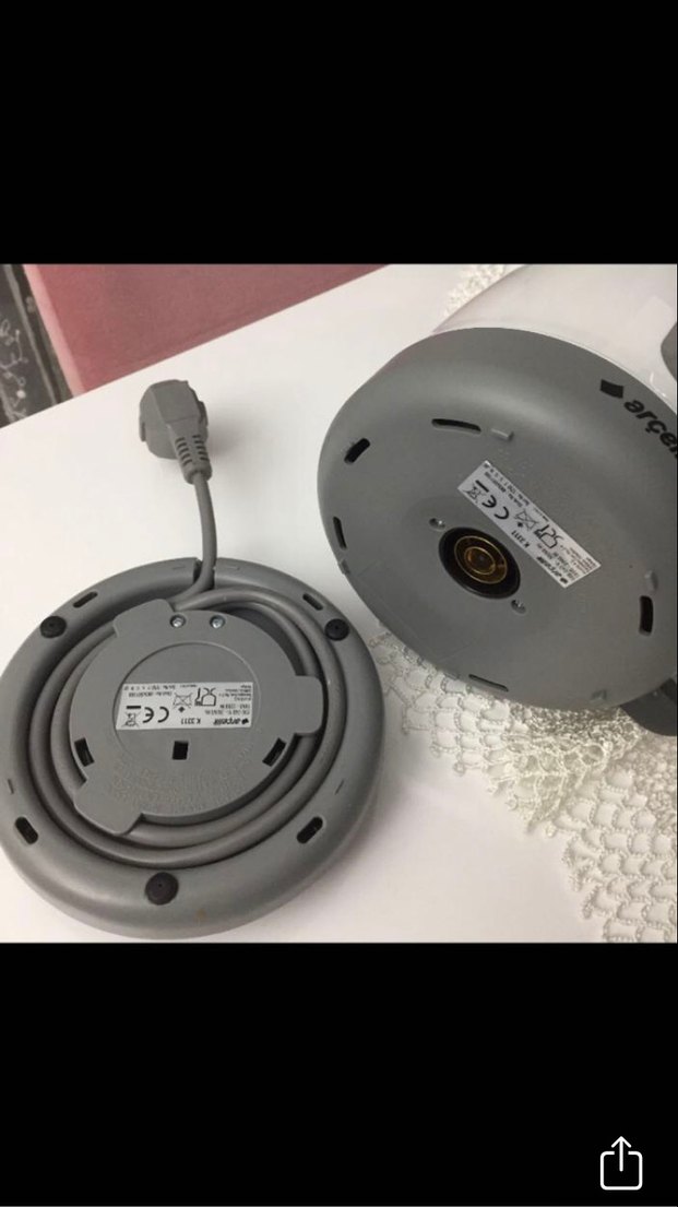 Arçelik Beyaz ve Gri Su Isıtıcı - Görsel 5