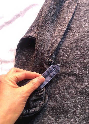 Gri Uzun Kollu Erkek Bluz - Görsel 4