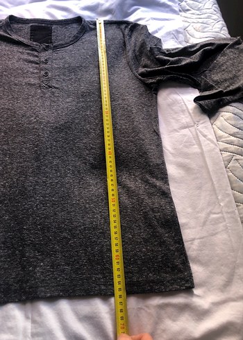 Gri Uzun Kollu Erkek Bluz - Görsel 6