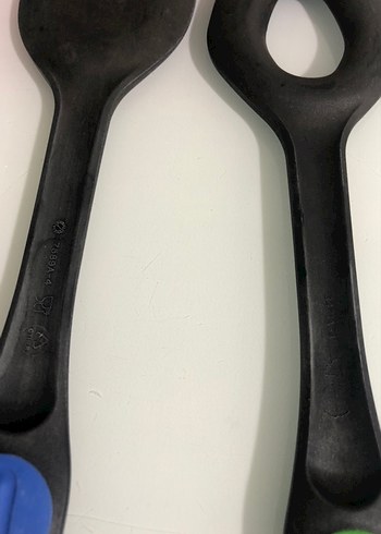 Renkli Tupperware Plastik Mutfak Kaşıkları - Görsel 6