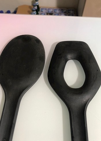 Renkli Tupperware Plastik Mutfak Kaşıkları - Görsel 5