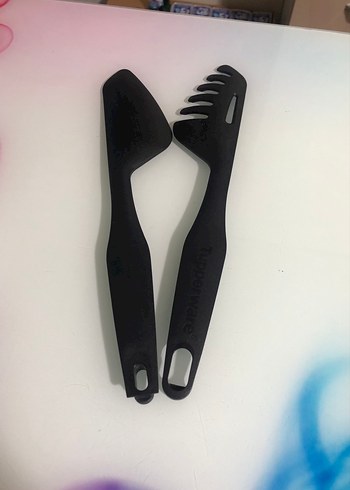 Siyah Tupperware Makarna Maşası - Görsel 6